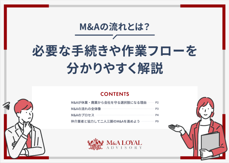 M&Aの流れ