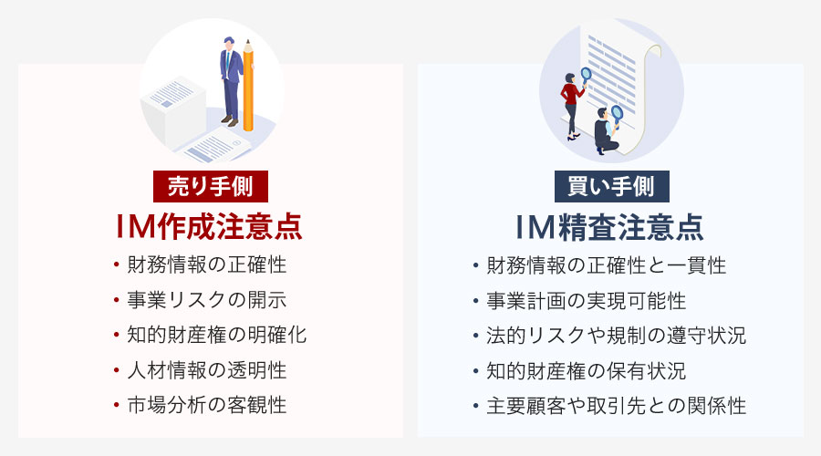 IM（企業概要書）作成の注意点とポイント