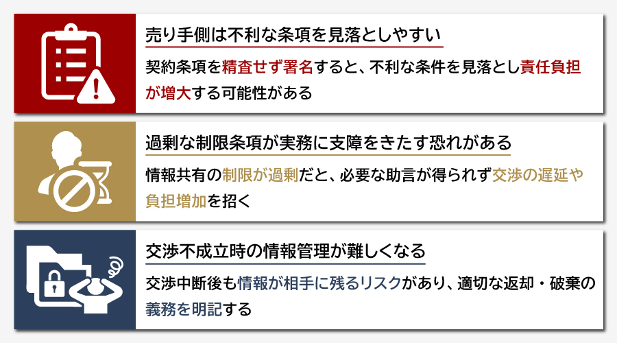 CA締結時の注意点