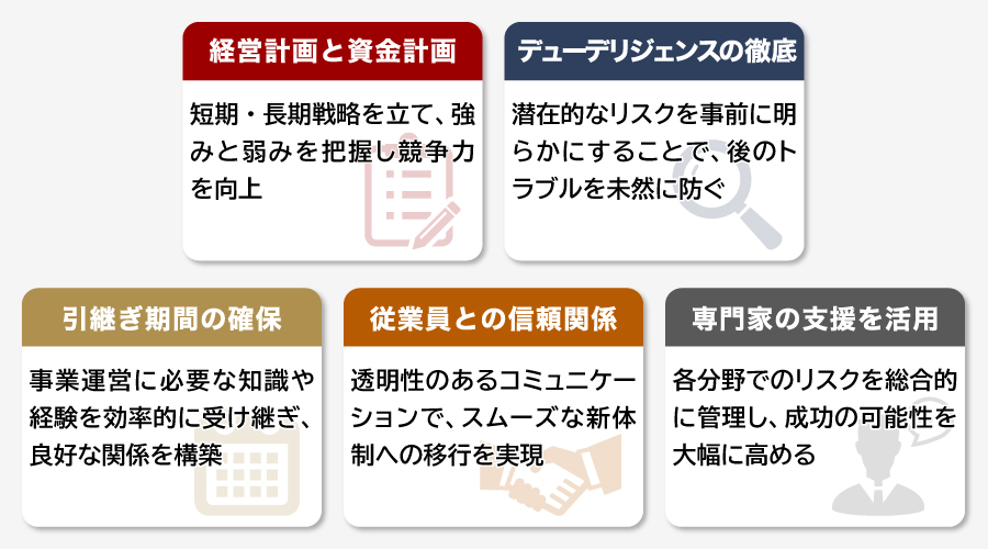 個人M&Aを成功させるポイント
